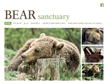 Tablet Screenshot of bearsanctuary.com